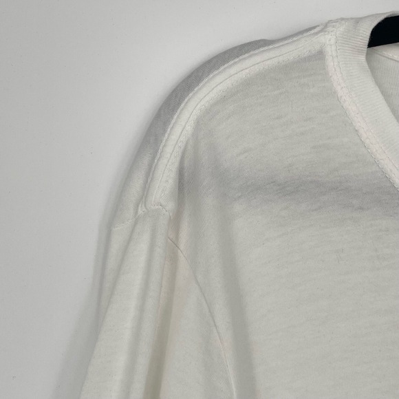 Johnnie-O Unisex White Long Sleeve Crew Neck Shirt Size 14 - Picture 2 of 9